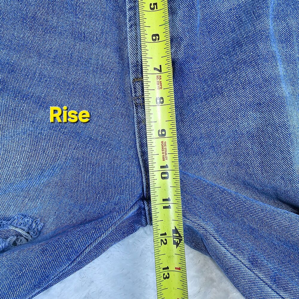 PacSun Casey Low Rise Baggy Wide Leg Distressed Jeans Light Wash 25 Y2K - Picture 11 of 13